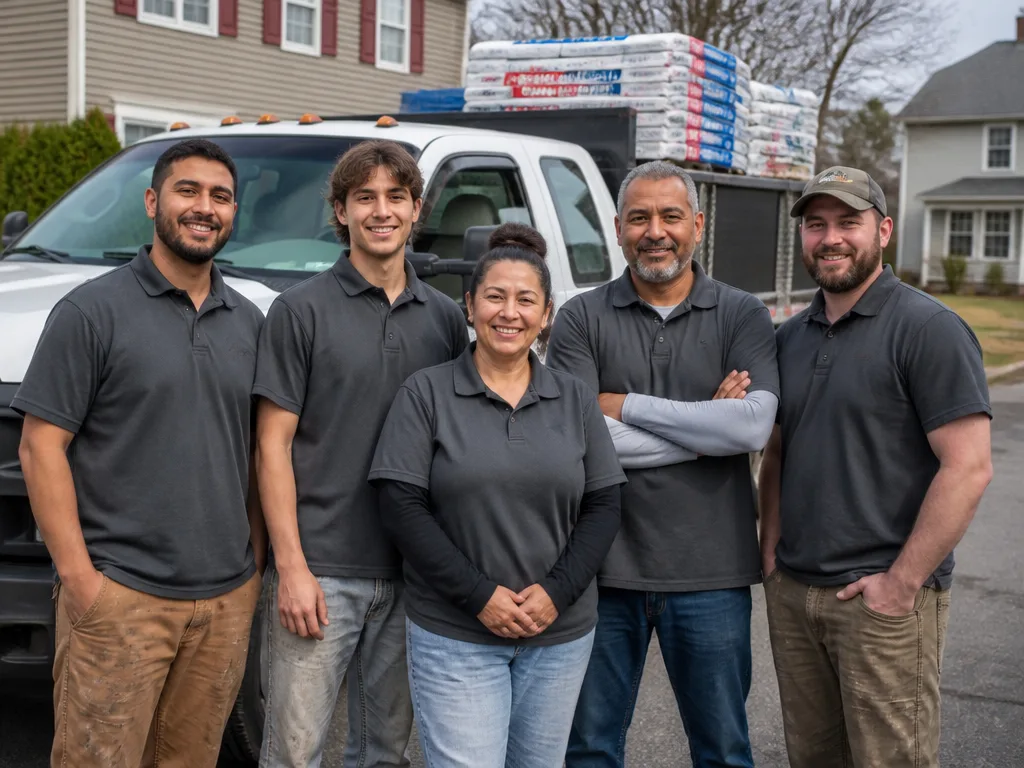 Delaware Rain Barrel Installation team
