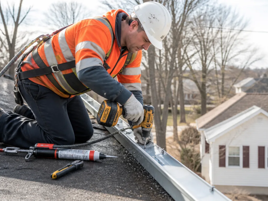 Storm Damage Gutter Repair